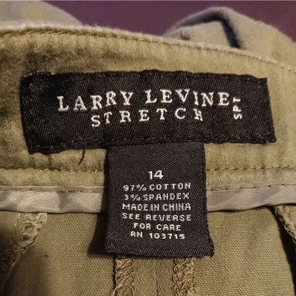 Larry Levine Stretch Sport Pants - Size: 14 (0325) - Picture 4 of 7